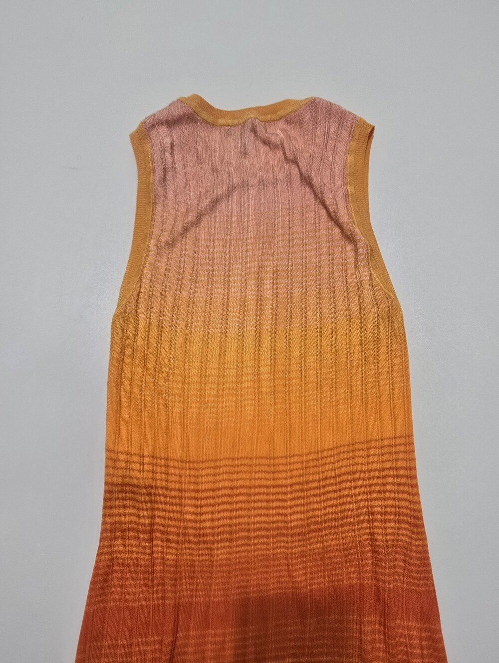 Maje Tie-Dye Knit Maxi Dress Casual  Crew Neck Sleeveless Size M - Picture 9 of 12